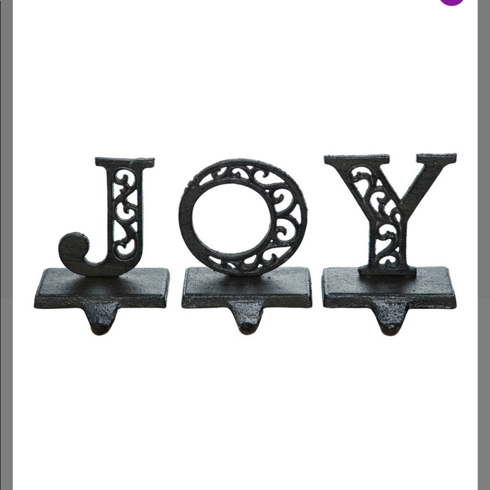 Joy stocking holder
